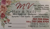 M V Hair & Nails