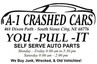 A-1 Crashed Cars - You Pull It