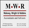 Maloney, Wright & Robbins, CPA's Maloney, Wright & Robbins, CPA's