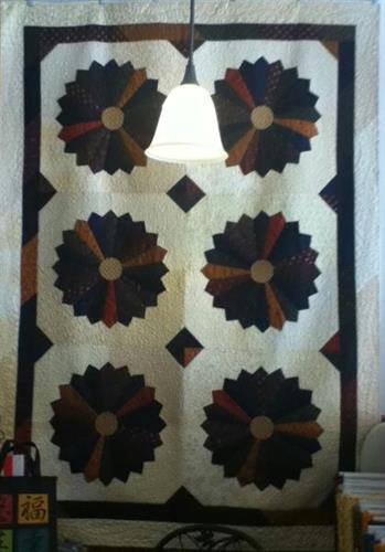  Original Design from BRENDA SEIDL. ' Dresden Delight'  Pattern available on July 29 During the  MInnesota Shop Hop- 2011   