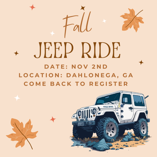 Fall Jeep Drive November 2, 2024