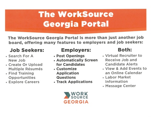WorkSource GA Portal Card