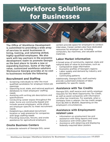 Workforce Solutions for Businesses