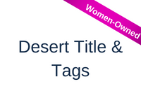 Desert Title & Tags