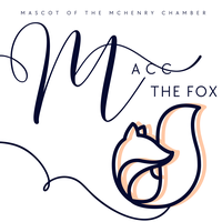 MACC the Fox - Mascot of the McHenry Chamber