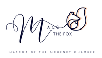 MACC the Fox - Mascot of the McHenry Chamber