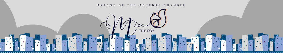 MACC the Fox - Mascot of the McHenry Chamber