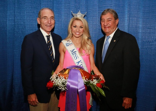 Pictured is our very own Luther Deaton, along with UK President, Eli Capilouto and Miss Kentucky 2016, Laura Jones.