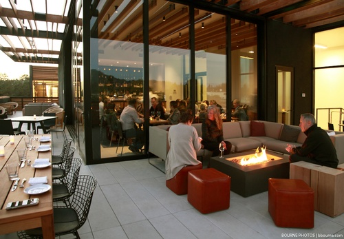 The Rooftop restaurant at Harmon Guest House.