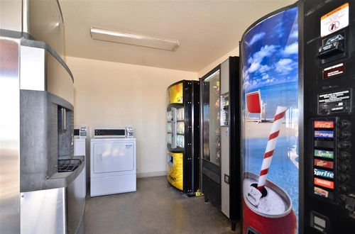 Guest laundry and snack machines