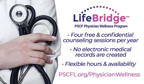 The LifeBridge: Physician Wellness Program is designed to address the seriousness of physician burnout in our community. The LifeBridge: Physician Wellness Program is designed to address the seriousness of physician burnout in our community.