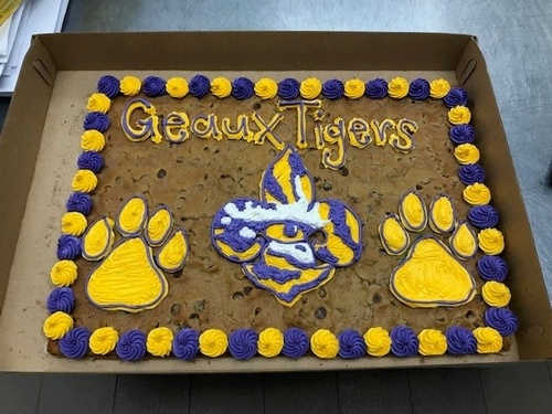 Gaux Tigers Cookie Cake