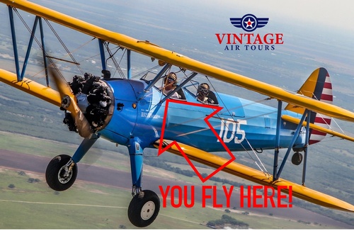 Fly a 1943 WWII Biplane