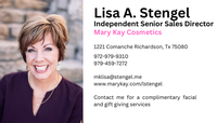 Sr. Sales Director Mary Kay Cosmetics