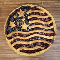 Rustic American Berry Pie