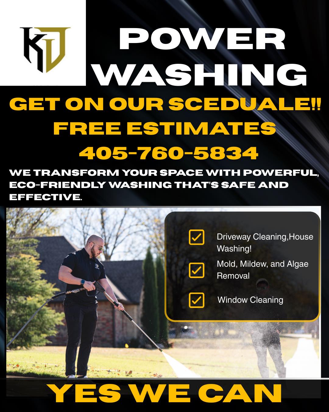 KJ Powerwashing - Pressure Washing OKC