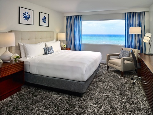 All rooms have ocean views