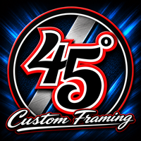 45° Degree Custom Framing