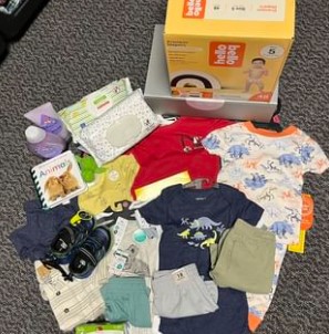 A welcome bag we put together for a child entering foster care.