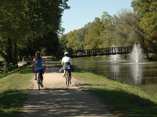Biking Along The Canal