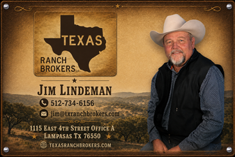 Jim Lindeman Agent-Texas Ranch Brokers