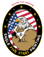 Eagle Five Stars Painting Eagle Five Stars Painting