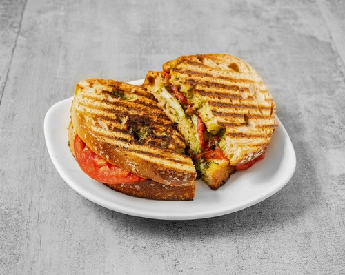 Caprese panini at Nature's Storehouse & Cafe.
