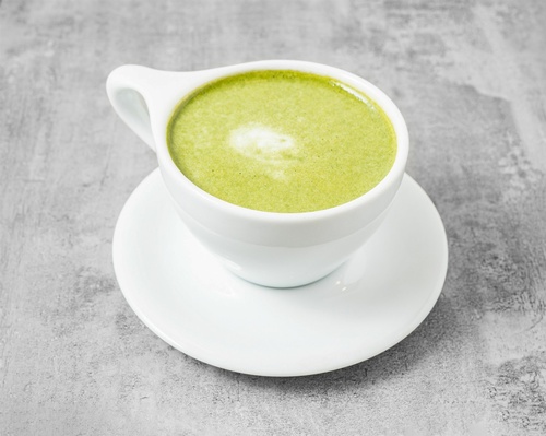 Matcha latte at Nature's Storehouse & Cafe.