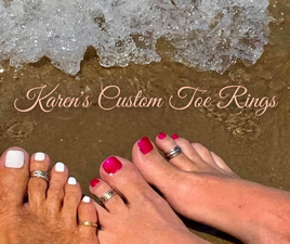 Karen's Custom Toe Rings