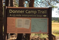 Historical Site - Donner Camp Trail at Alder Creek
