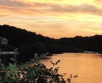 Sunset Over White Pond