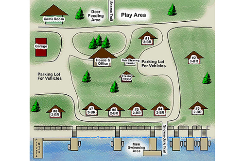 Map of Resort Grounds Map of Resort Grounds
