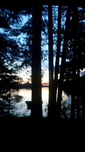 dusk over the lake