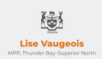 Lise Vaugeois MPP Thunder Bay Superior North