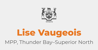 Lise Vaugeois MPP Thunder Bay Superior North