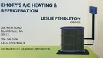 Emory's A/C Heating & Refrigeration, LLC