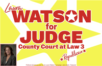 Laura Watson for Judge, County Court at Law #3