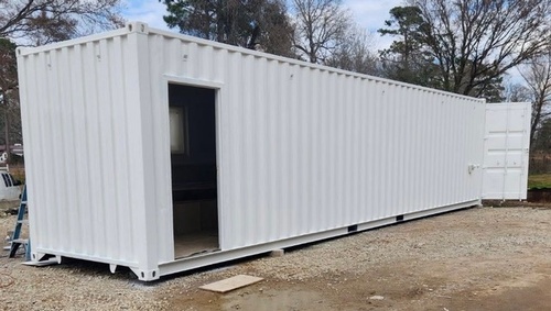 40ft Shipping Container with a Person Door