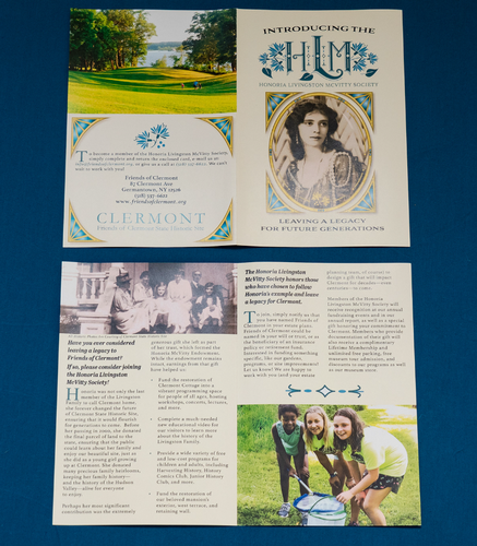 Friends of Clermont State Historic Site, Logo and Brochure
