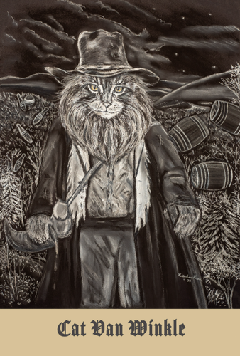 Cat Van Winkle Poster Design