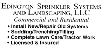Edington Sprinkler Systems and Landscaping