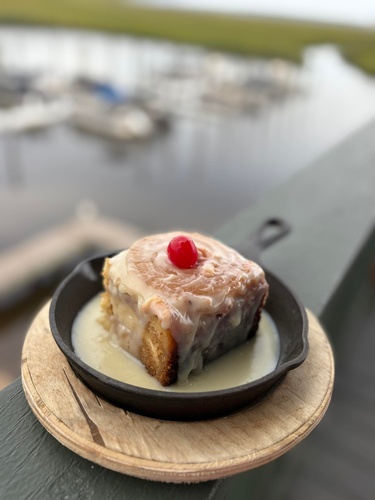 Pineapple Upside Down Bread Pudding! Our take on a classic favorite!