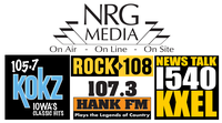 105.7 KOKZ - Rock 108 - 1540 KXEL - 107.3 Hank FM
