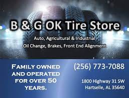 B & G OK Tires, Inc.