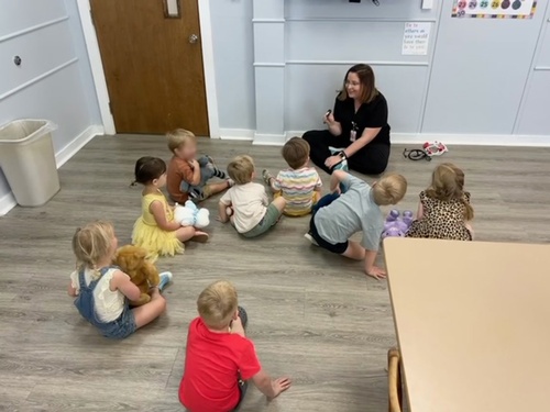 Dr. Grace Williams of Decatur Morgan Pediatrics Hartselle Medical Mall participated in Career Day at FBC Hartselle - PALS Daycare