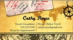 Cathy Royce, Travel Consultant