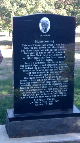 Gordon, buried in Evergreen Cemetery in Fort Scott