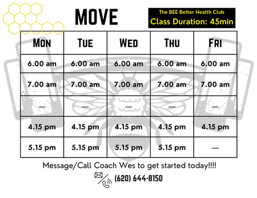 Current Schedule of Classes