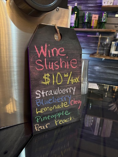 Sip & Shop with wine slushies! Sip & Shop with wine slushies!