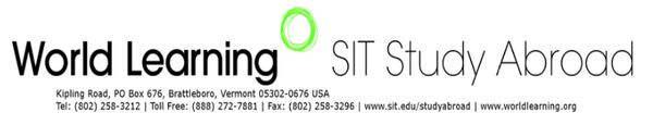 World Learning/ School of International Training (SIT) Vietnam World Learning/ School of International Training (SIT) Vietnam